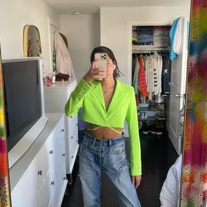 Zara stretch top with straps